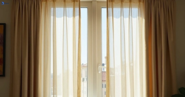 Dull dusty drapes in ramsgate-beach-nsw before professional cleaning